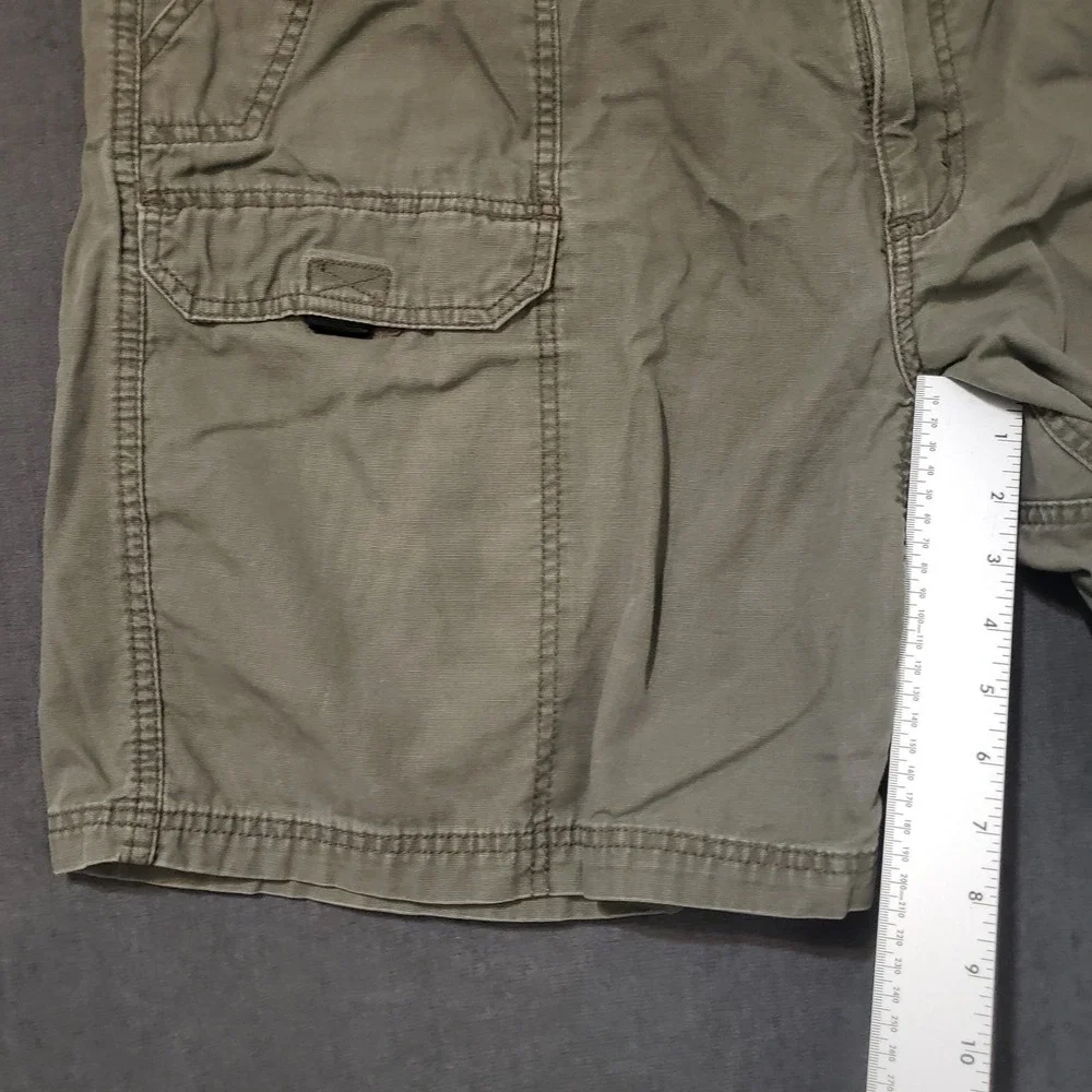 Wrangler Cargo Shorts‎ Mens 44 Green Authentic Issue Cotton NW941FT Relaxed Fit